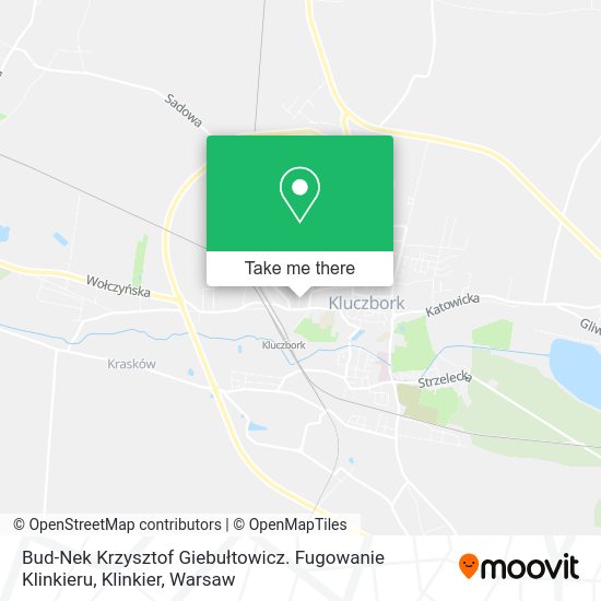 Bud-Nek Krzysztof Giebułtowicz. Fugowanie Klinkieru, Klinkier map