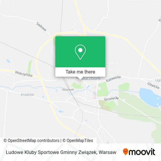 Ludowe Kluby Sportowe Gminny Związek map