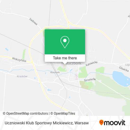 Карта Uczniowski Klub Sportowy Mickiewicz