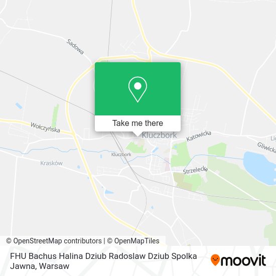 FHU Bachus Halina Dziub Radoslaw Dziub Spolka Jawna map