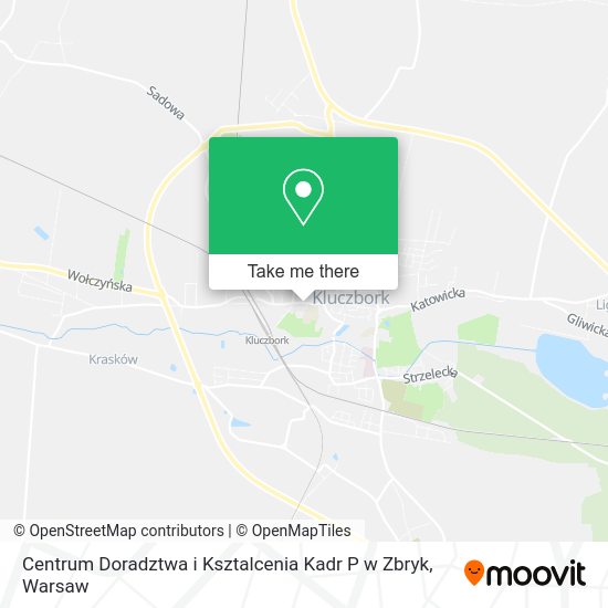 Карта Centrum Doradztwa i Ksztalcenia Kadr P w Zbryk