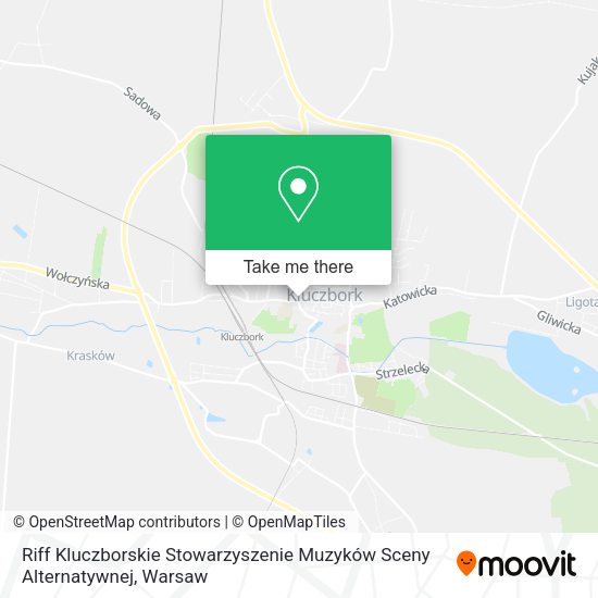 Riff Kluczborskie Stowarzyszenie Muzyków Sceny Alternatywnej map