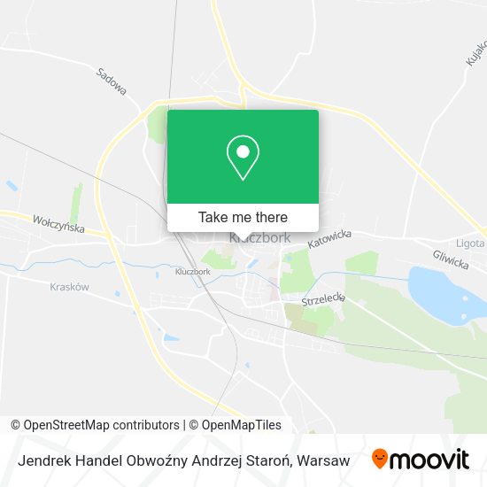 Jendrek Handel Obwoźny Andrzej Staroń map