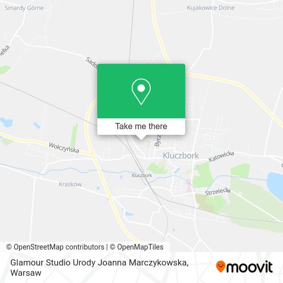 Glamour Studio Urody Joanna Marczykowska map