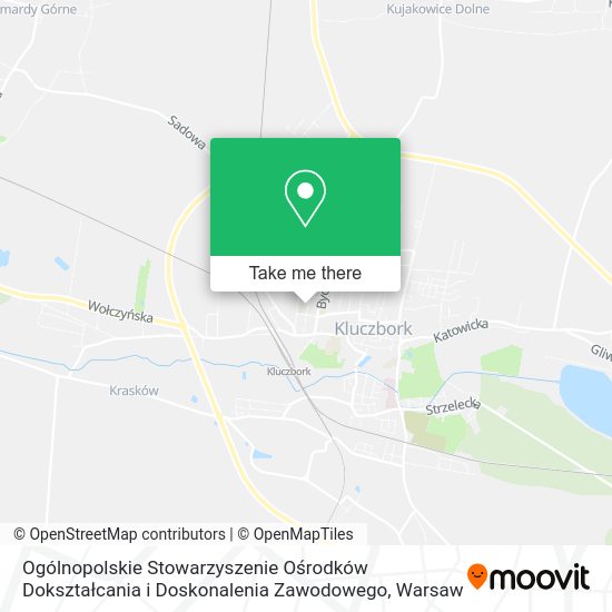 Ogólnopolskie Stowarzyszenie Ośrodków Dokształcania i Doskonalenia Zawodowego map