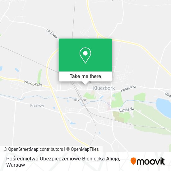 Карта Pośrednictwo Ubezpieczeniowe Bieniecka Alicja