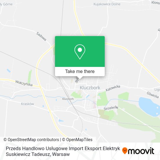 Przeds Handlowo Usługowe Import Eksport Elektryk Suskiewicz Tadeusz map