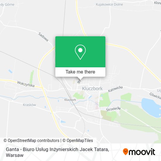 Ganta - Biuro Usług Inżynierskich Jacek Tatara map