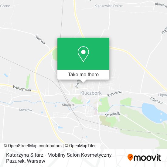 Katarzyna Sitarz - Mobilny Salon Kosmetyczny Pazurek map