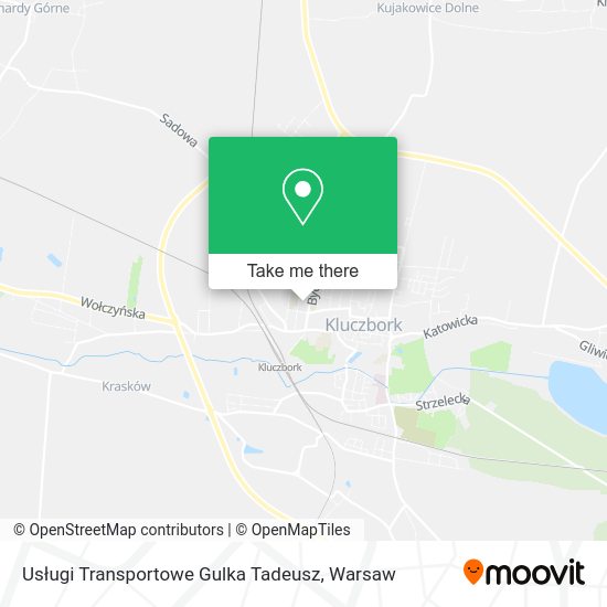 Usługi Transportowe Gulka Tadeusz map