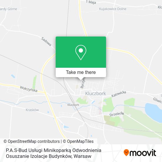 P.A.S-Bud Usługi Minikoparką Odwodnienia Osuszanie Izolacje Budynków map