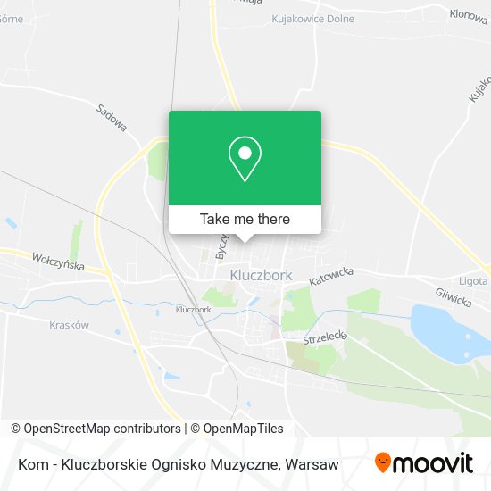 Kom - Kluczborskie Ognisko Muzyczne map