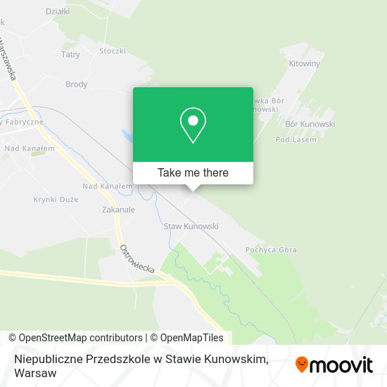 Niepubliczne Przedszkole w Stawie Kunowskim map