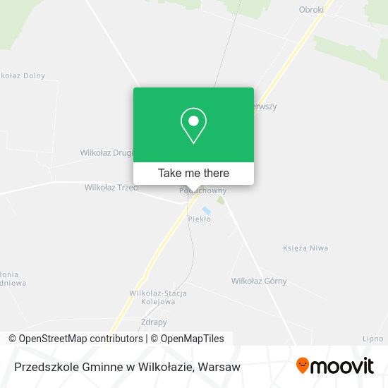 Przedszkole Gminne w Wilkołazie map