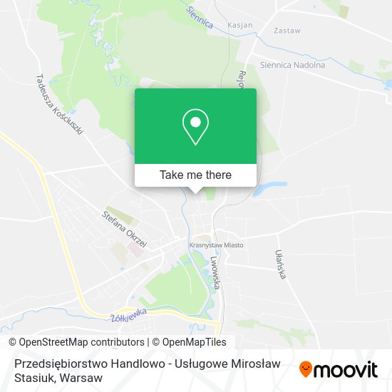 Przedsiębiorstwo Handlowo - Usługowe Mirosław Stasiuk map