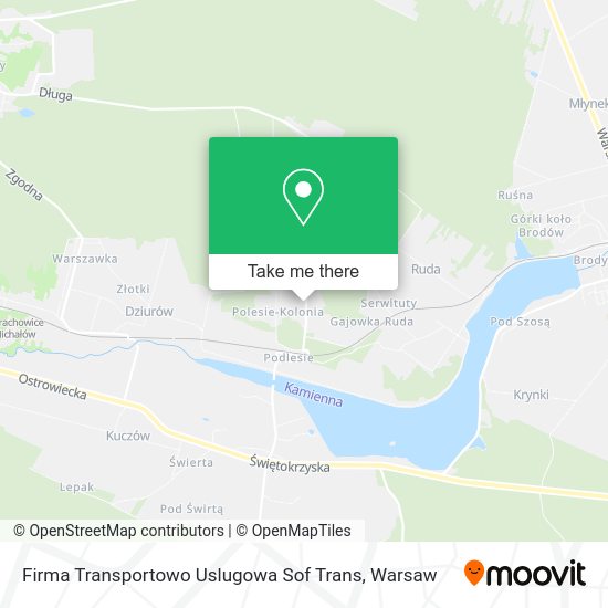 Firma Transportowo Uslugowa Sof Trans map