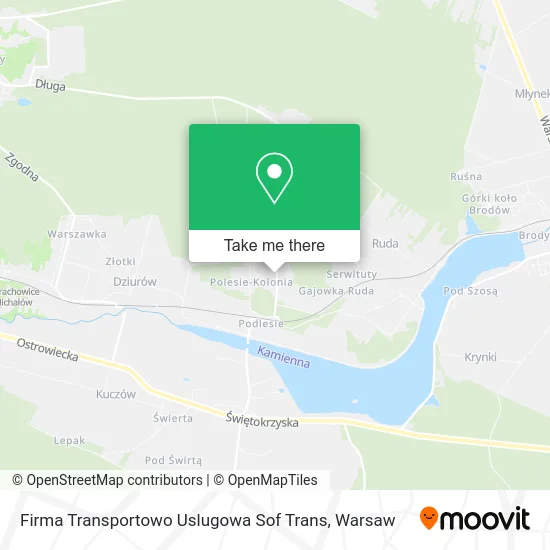 Карта Firma Transportowo Uslugowa Sof Trans