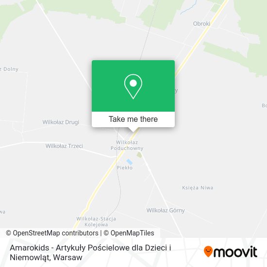 Amarokids - Artykuły Pościelowe dla Dzieci i Niemowląt map