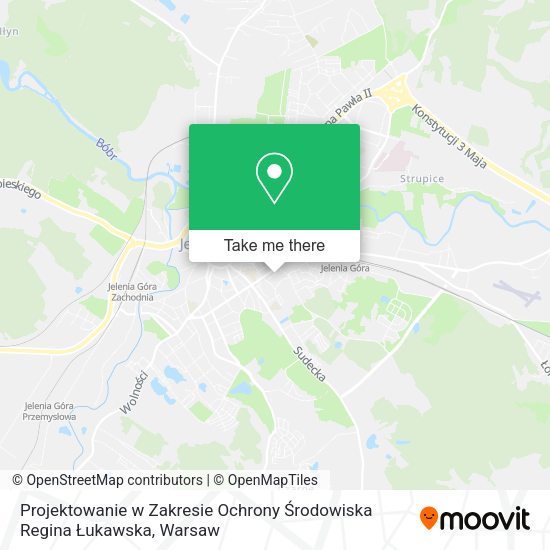 Projektowanie w Zakresie Ochrony Środowiska Regina Łukawska map