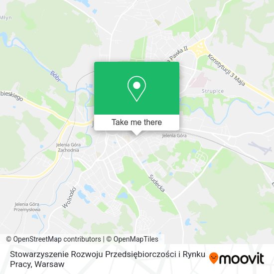 Stowarzyszenie Rozwoju Przedsiębiorczości i Rynku Pracy map