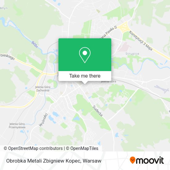 Obrobka Metali Zbigniew Kopec map