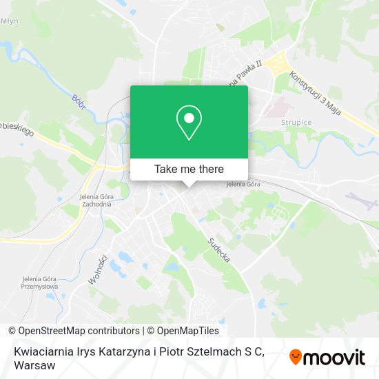 Kwiaciarnia Irys Katarzyna i Piotr Sztelmach S C map