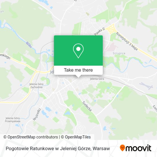 Pogotowie Ratunkowe w Jeleniej Górze map