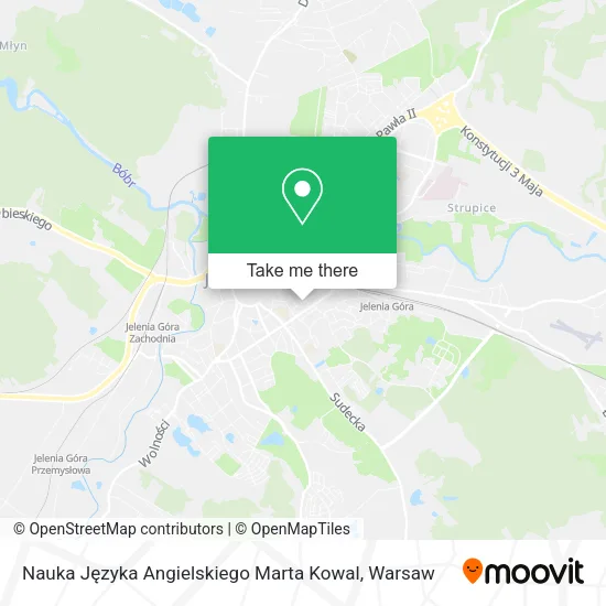 Карта Nauka Języka Angielskiego Marta Kowal