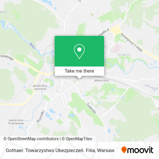 Gothaer. Towarzystwo Ubezpieczeń. Filia map