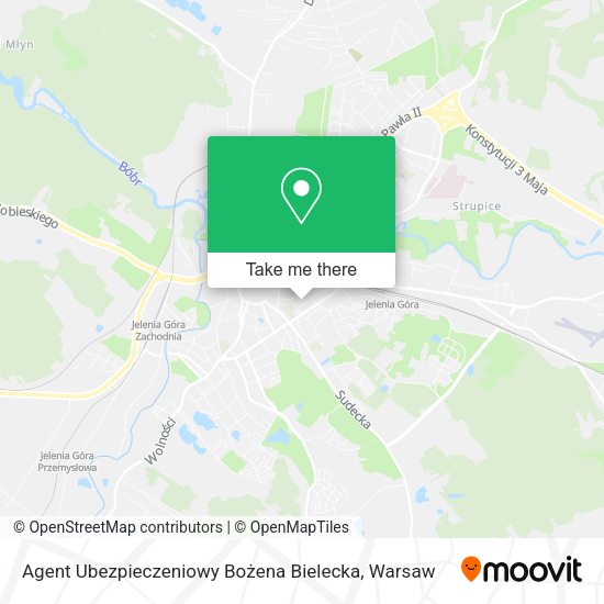 Agent Ubezpieczeniowy Bożena Bielecka map