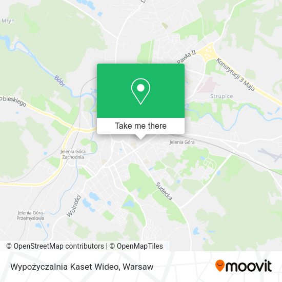 Wypożyczalnia Kaset Wideo map