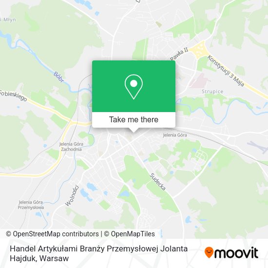 Handel Artykułami Branży Przemysłowej Jolanta Hajduk map