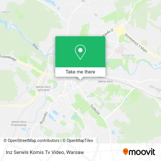 Карта Inz Serwis Komis Tv Video