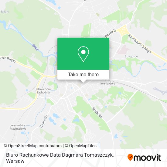 Карта Biuro Rachunkowe Data Dagmara Tomaszczyk