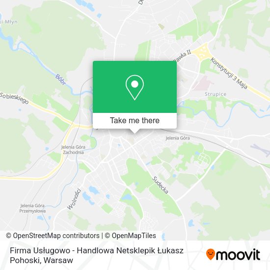 Firma Usługowo - Handlowa Netsklepik Łukasz Pohoski map