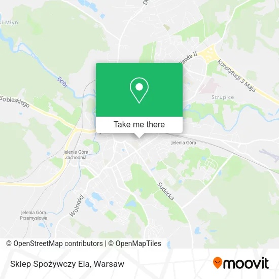 Карта Sklep Spożywczy Ela