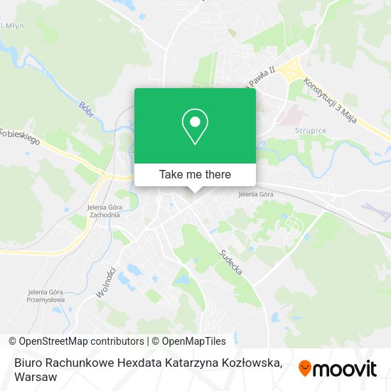 Biuro Rachunkowe Hexdata Katarzyna Kozłowska map