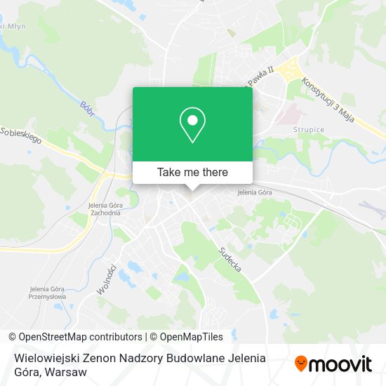 Wielowiejski Zenon Nadzory Budowlane Jelenia Góra map