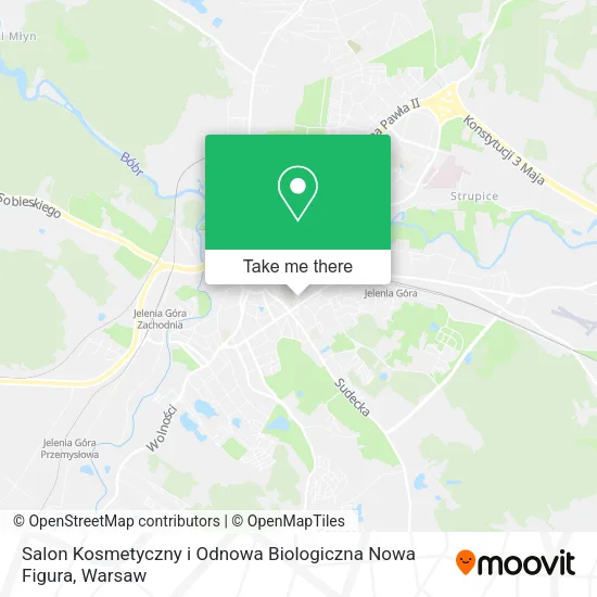 Карта Salon Kosmetyczny i Odnowa Biologiczna Nowa Figura