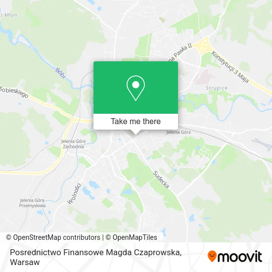 Карта Posrednictwo Finansowe Magda Czaprowska