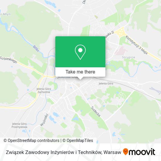 Карта Związek Zawodowy Inżynierów i Techników