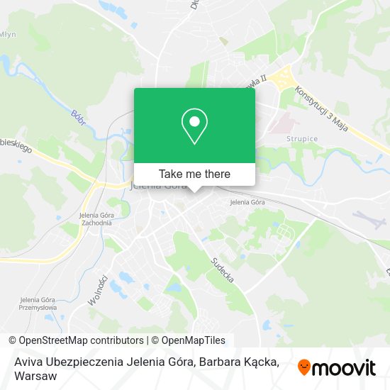 Карта Aviva Ubezpieczenia Jelenia Góra, Barbara Kącka