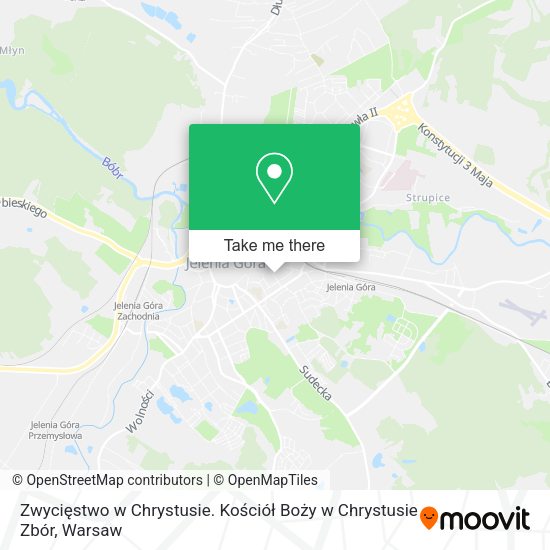 Zwycięstwo w Chrystusie. Kościół Boży w Chrystusie Zbór map