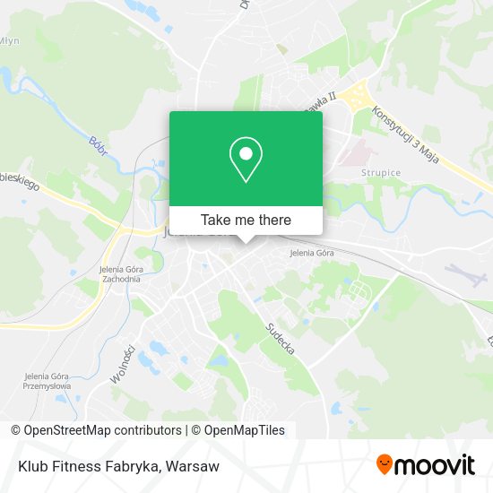 Klub Fitness Fabryka map