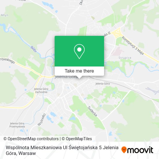 Wspólnota Mieszkaniowa Ul Świętojańska 5 Jelenia Góra map