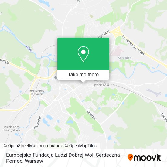 Europejska Fundacja Ludzi Dobrej Woli Serdeczna Pomoc map