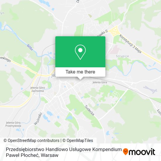 Przedsiębiorstwo Handlowo Usługowe Kompendium Paweł Płocheć map