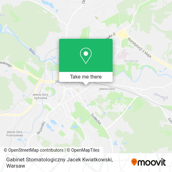 Gabinet Stomatologiczny Jacek Kwiatkowski map