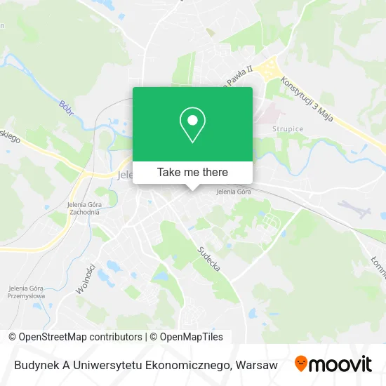 Карта Budynek A Uniwersytetu Ekonomicznego