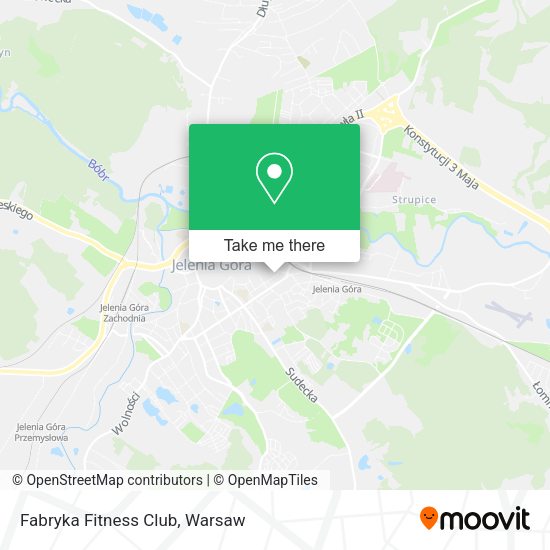 Fabryka Fitness Club map